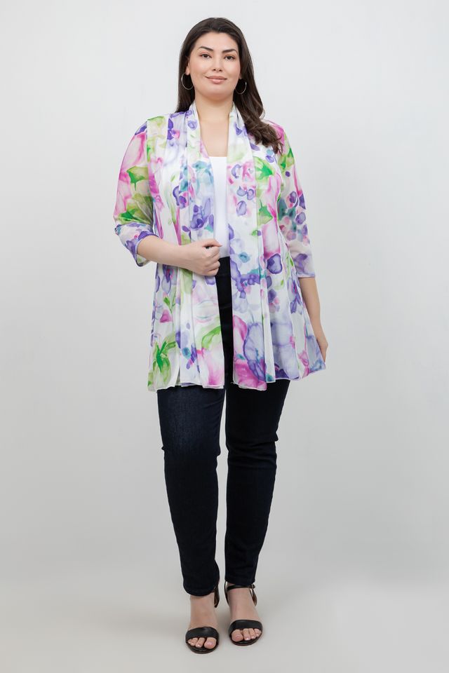 Jackets Pastel Garden Mesh Jacket