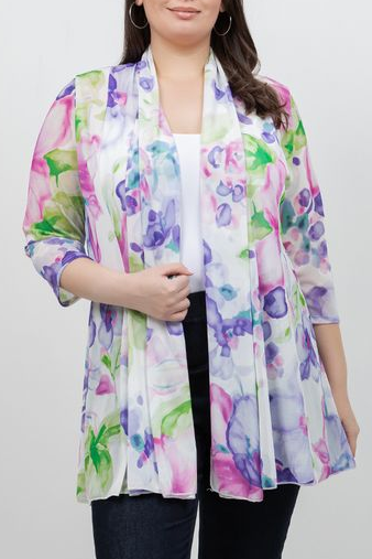 Jackets Pastel Garden Mesh Jacket