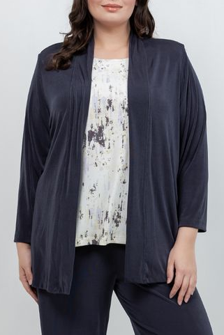 Jackets Vikki Vi Classic Graphite Kimono Jacket