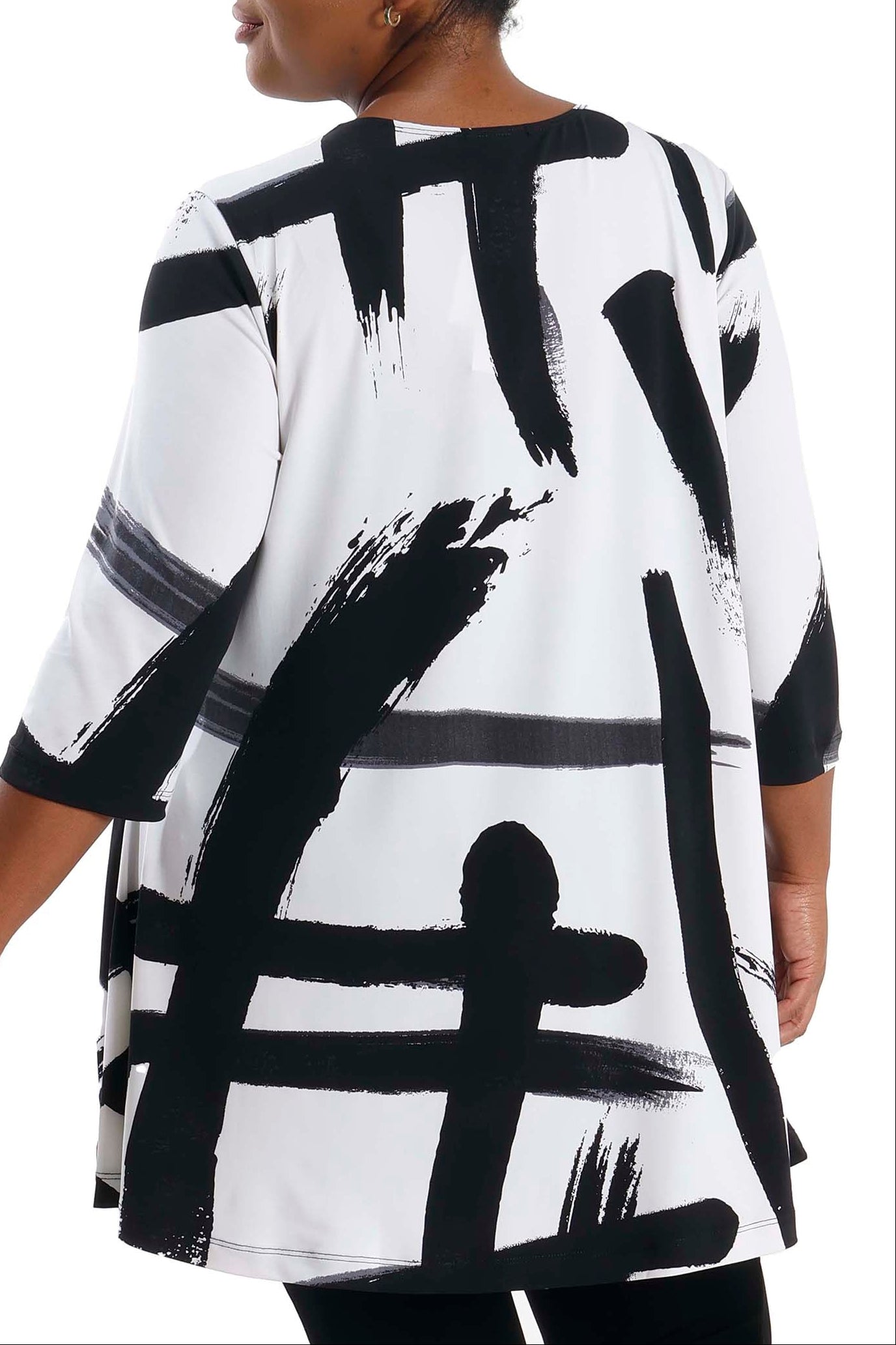 Tops Vikki Vi Jersey Zen Pocket Swing Tunic