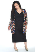 Vikki Vi Jersey Ziggy Long Kimono Jacket
