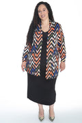 Vikki Vi Jersey Ziggy Long Kimono Jacket