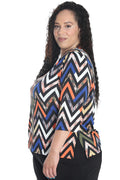 Vikki Vi Jersey Ziggy 3/4 Sleeve Top