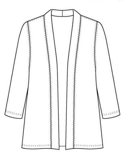 Jackets Vikki Vi Classic Black Kimono Jacket