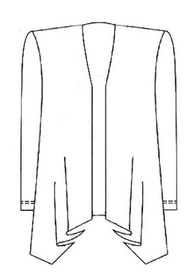 Jackets Vikki Vi Classic Black Swing Cardigan