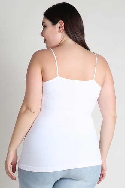 Tops Nikibiki White Spaghetti Strap Camisole