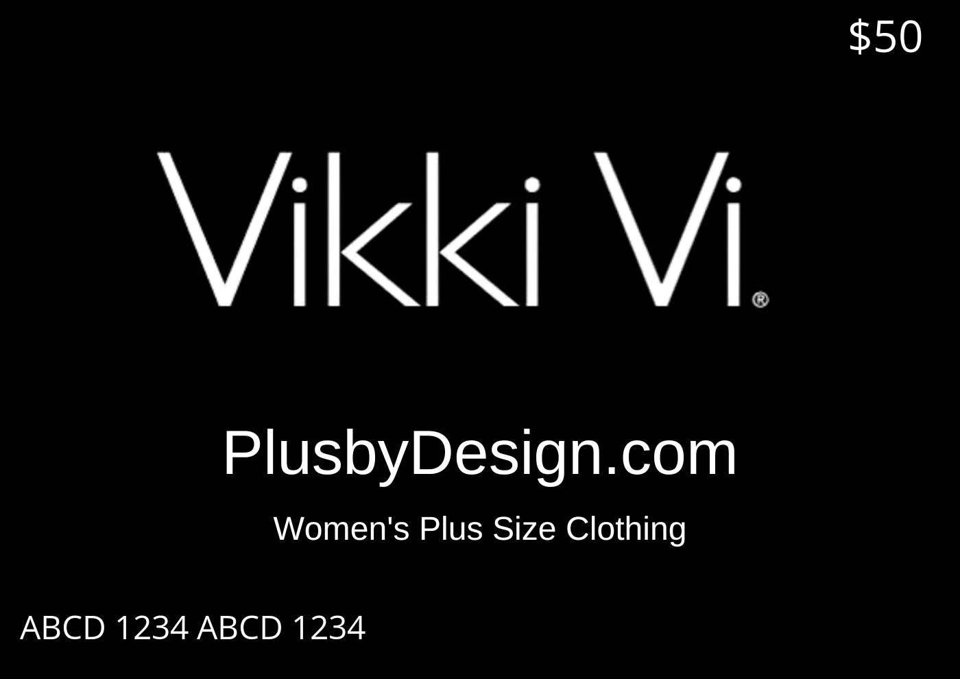 iziGift Vikki Vi $50 Gift Card