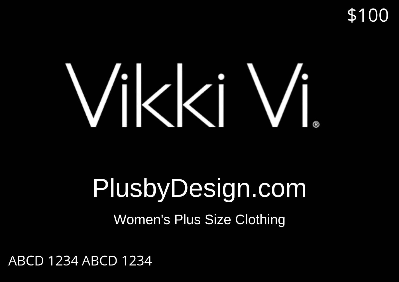 iziGift Vikki Vi $100 Gift Card