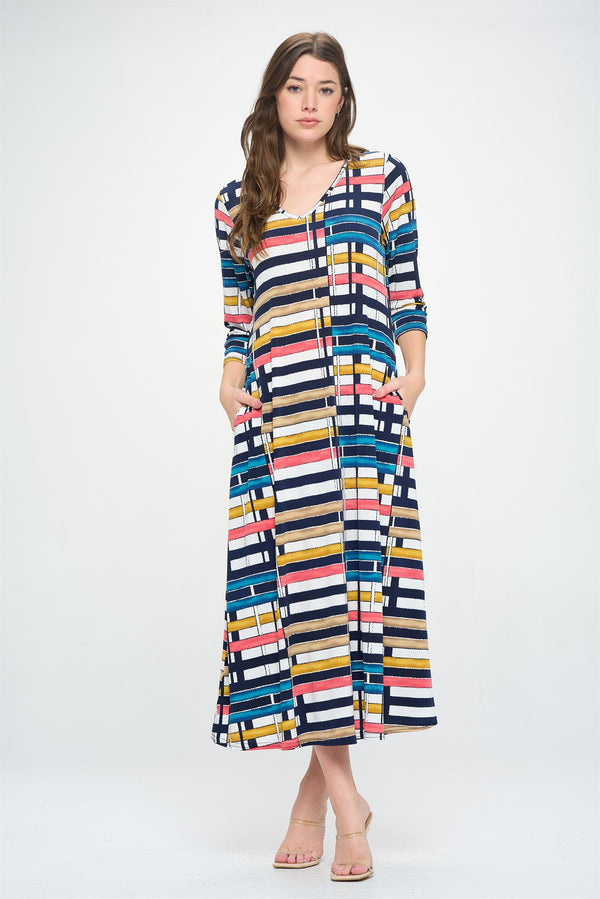 JoStar Brianna V-Neck Maxi Dress