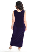 Vikki Vi Classic Black Plum Maxi Tank Dress