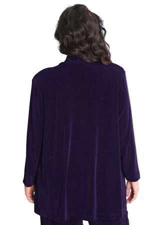 Vikki Vi Classic Black Plum Kimono Jacket