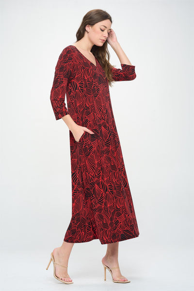 JoStar Charlotte V-Neck Maxi Dress
