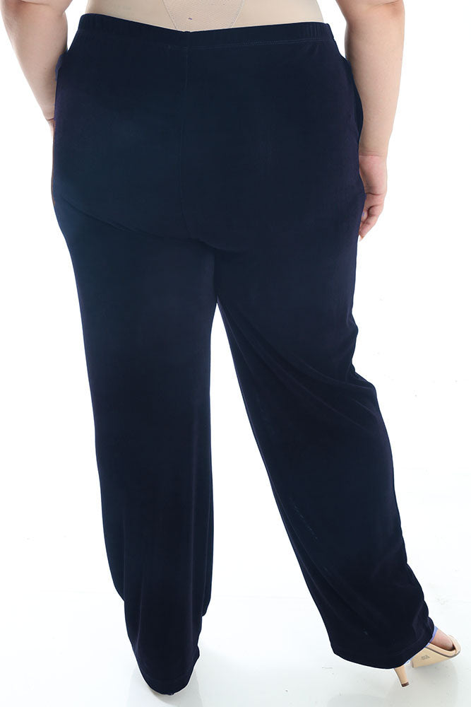 Pants Vikki Vi Classic Navy Pant w/ Pockets