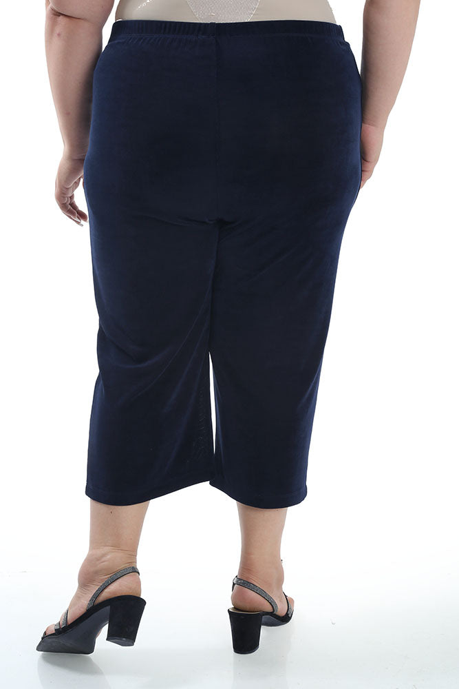 Pants Vikki Vi Classic Navy Crop Pant