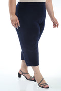 Vikki Vi Classic Navy Crop Pant