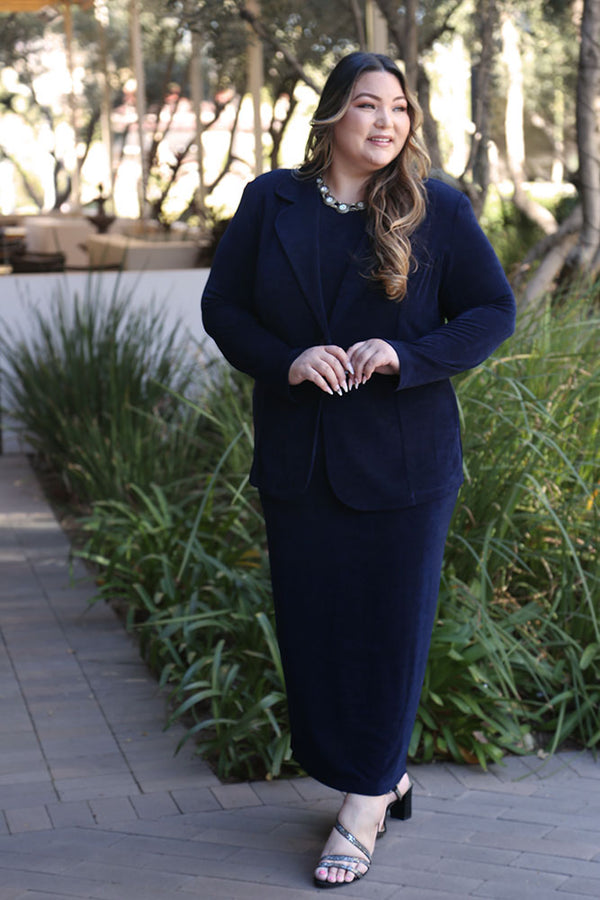 Vikki Vi Classic Navy Blazer