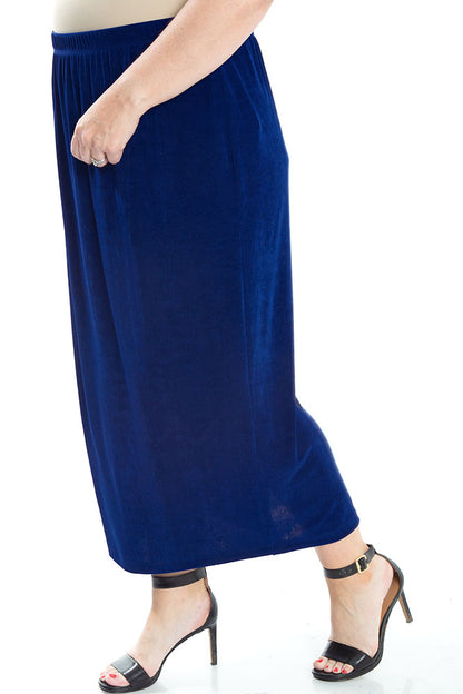 Skirts Vikki Vi Classic Royal Blue Straight Maxi Skirt