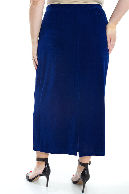 Skirts Vikki Vi Classic Royal Blue Straight Maxi Skirt