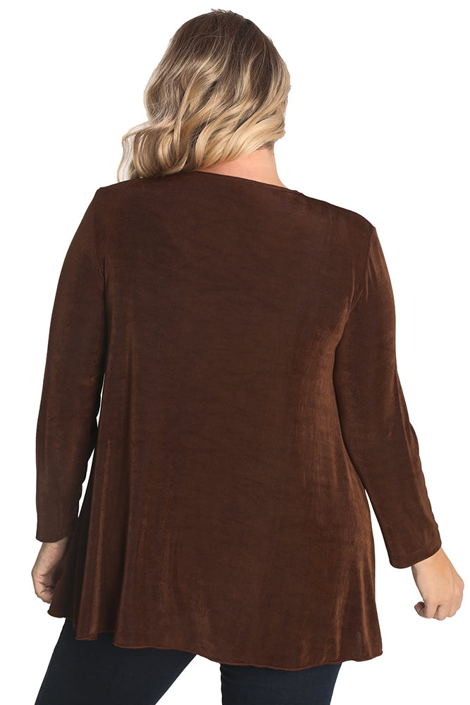 Jackets Vikki Vi Classic Bronze Swing Cardigan