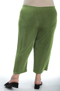 Vikki Vi Classic Avocado Crop Pant
