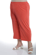 Vikki Vi Silky Classic Coral Crop Pant