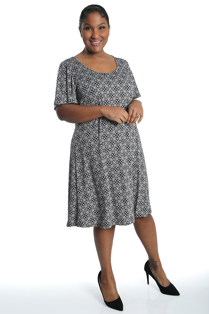 Vikki Vi Jersey Coco Ditzy T Shirt Style Dress PlusbyDesign