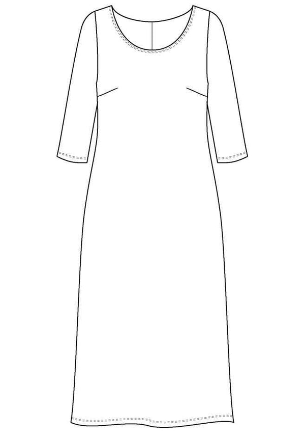 Dresses Vikki Vi Classic Black 3/4 Sleeve A-Line Dress