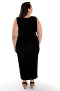 Dresses Vikki Vi Classic Black Maxi Tank Dress