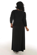 Dresses Vikki Vi Jersey Black Faux Wrap Maxi Dress
