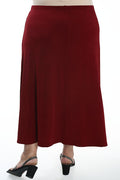 Vikki Vi Classic Garnet Maxi Skirt