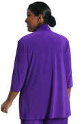 Vikki Vi Jersey Iris 3/4 Sleeve Kimono Jacket
