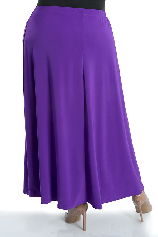 Vikki Vi Jersey Iris Maxi Skirt | PlusbyDesign.com