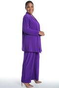 Vikki Vi Jersey Iris Drape Front Cardigan
