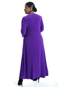 Vikki Vi Jersey Iris Crossover Maxi Dress