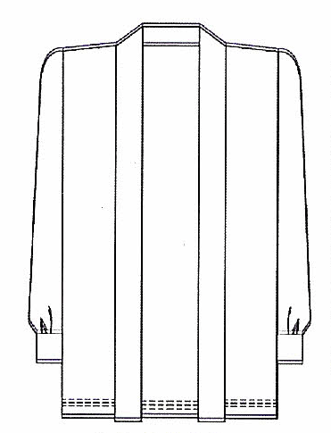 Jackets Vikki Vi Classic Black Long Kimono Jacket