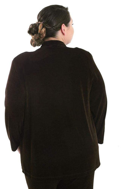 Jackets Vikki Vi Classic Chocolate Kimono Jacket