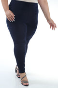 Vikki Vi Classic Navy Slim Leg Pant