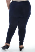 Vikki Vi Classic Navy Slim Leg Pant