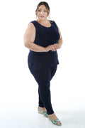Vikki Vi Classic Navy Sleeveless Tunic