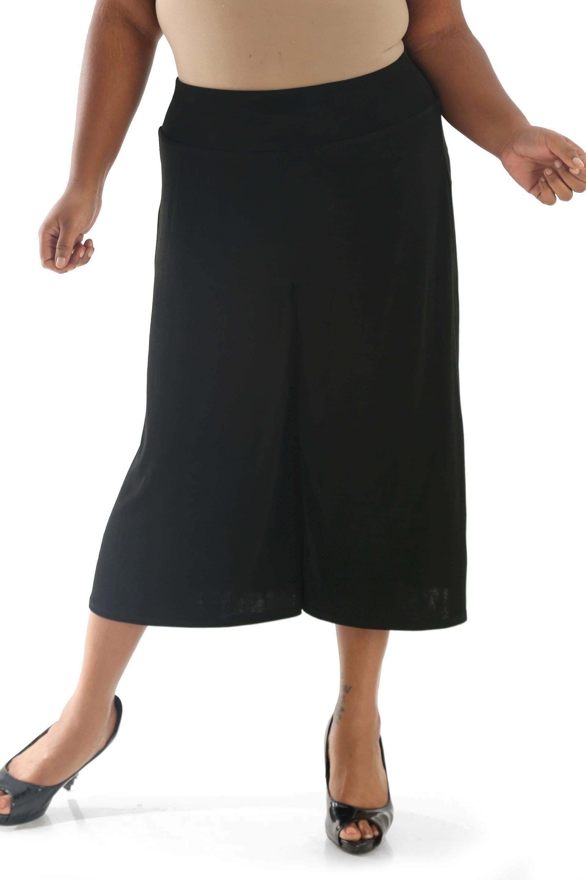 Pants Vikki Vi Classic Black Gaucho Pant