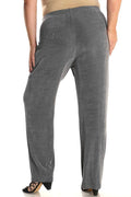 Pants Vikki Vi Classic Cool Gray Petite Pull-On Pant