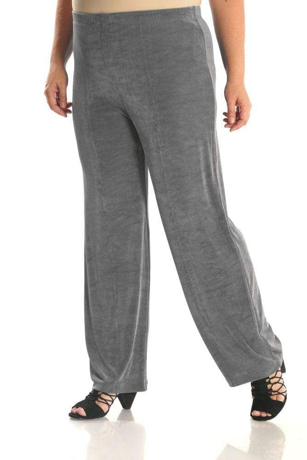 Pants Vikki Vi Classic Cool Gray Pull on Pant