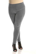 Pants Vikki Vi Classic Cool Gray Slim Leg Pant