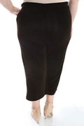 Pants Vikki Vi Classic Dark Chocolate Crop Pant