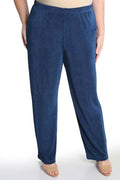 Pants Vikki Vi Classic French Blue Petite Pull-On Pant