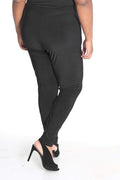 Pants Vikki Vi Jersey Black Slim Leg Pant