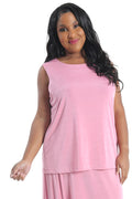 Vikki Vi Silky Classic Soft Pink Tank