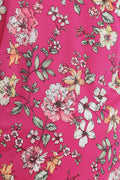 Vikki Vi Fuchsia Floral T-Shirt Style Dress