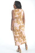 Vikki Vi Jersey Blush Frame Maxi Tank Dress
