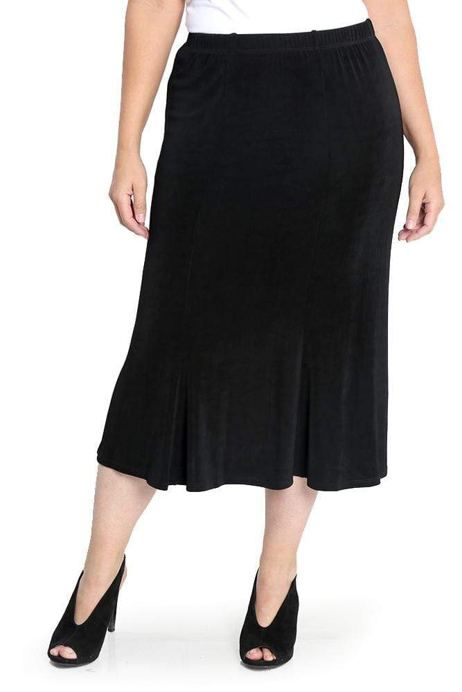 Skirts Vikki Vi Classic Black Trumpet Skirt